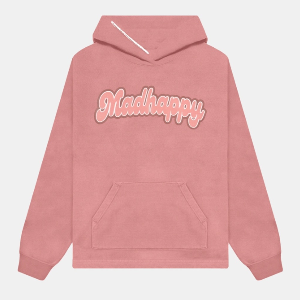 MadHappy Varsity Universal Hoodie in Rose